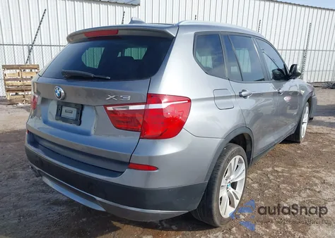 2014 BMW X3 xDrive35I z USA, uszkodzony, nr VIN 5UXWX7C50E0E75081